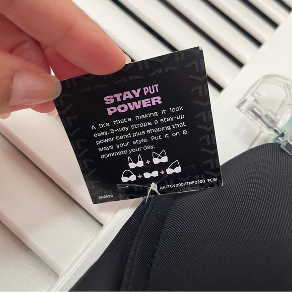 Maidenform Ultimate Stay Put Strapless Underwire Bra black Size 40C NWT - Picture 7 of 9